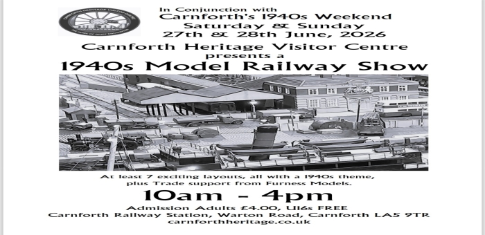 1940s Model Railway Exhibiton Carnforth