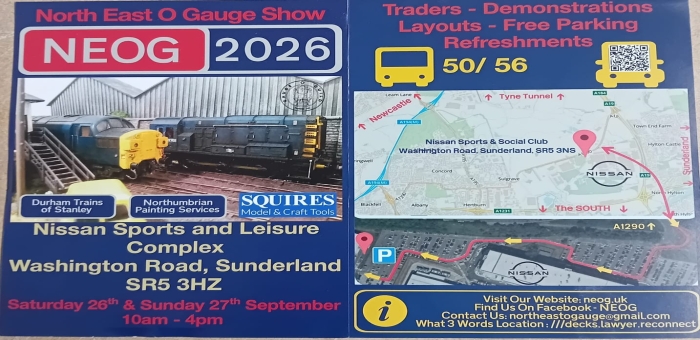 North East O Gauge Sunderland Tyne and Wear