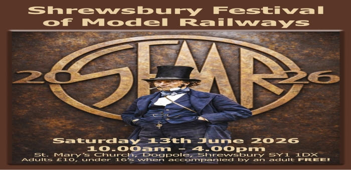 Shrewsbury Festival of Model Railways 2026 Shrewsbury